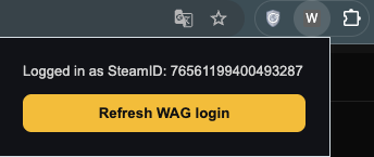 WAG Faceit widget